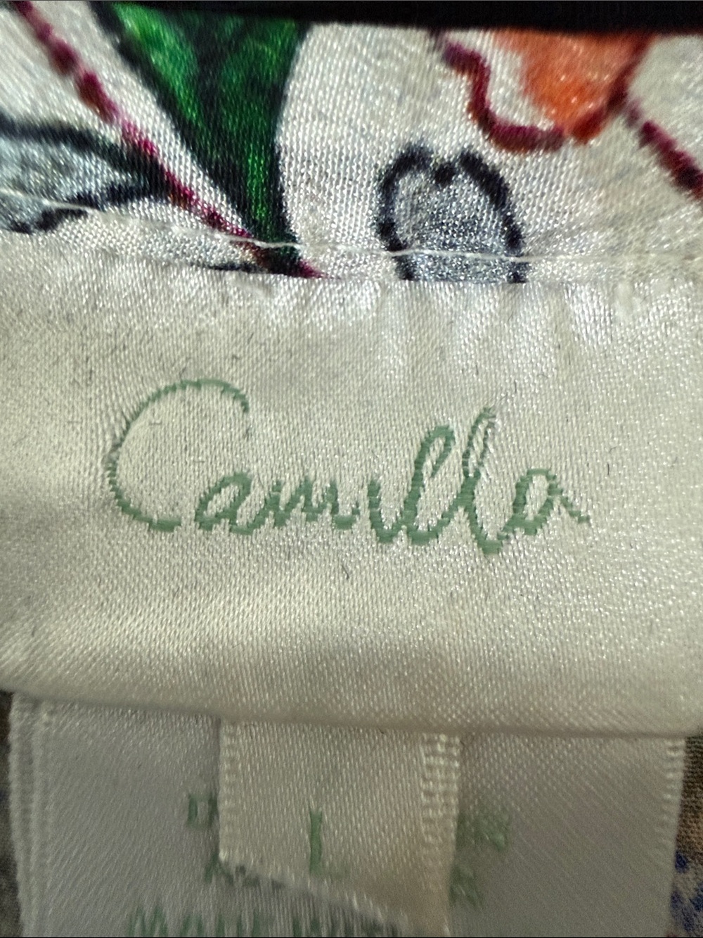 Camilla Boho Floral Mini dress  - White Multi - Picture 3 of 4